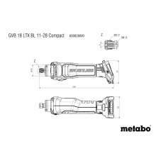 Metabo GVB 18 LTX BL 11-28 Compact