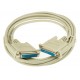 ROLINE RS232 CABLE DB25-DB25.BU/BU