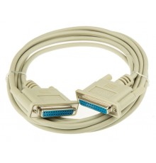 ROLINE RS232 CABLE DB25-DB25.BU/BU