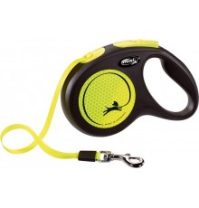 FLEXI New Neon M - retractable leash - 5 m