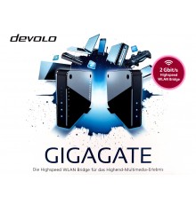 Devolo GigaGate Starter Kit 2-Pack High Speed WLAN Bridge Repeater