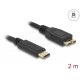 DELOCK Кабель USB 5 Гбит/с USB Type-C штекер к USB Type Micro-B штекер