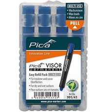 Pica VISOR permanent replacement refills blue