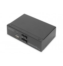 Digitus KVM Switch, 2 Port, Single Display, 4K, HDMI®