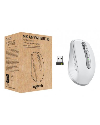 Logitech Wireless MX Anywhere 3S for Business Pale Grey Mouse