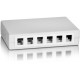 Equip Surface Mount Box 12x Keystone Jack white