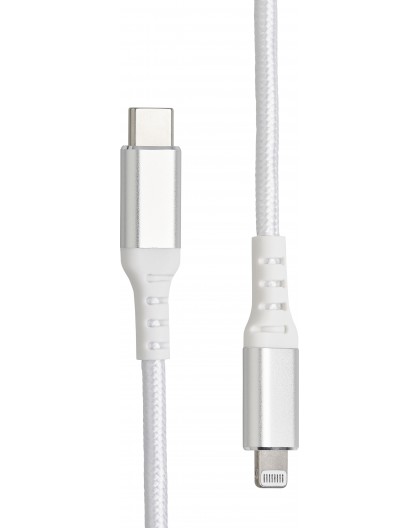 Fuj:tech Lightning - USB-C cable, 2 m, white