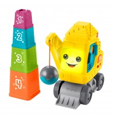 Fisher-Price Count and Stack Crane Excavator