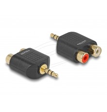 Cinch Adapter 2 x 3.5 mm Buchse *Del