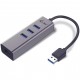 HUB USB3.0 USB3.0 3-port hallgrå