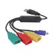 Hub 4x Delock external cable Hub