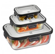 Set of 3 rectangular containers MILO