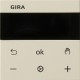Gira S3000 Room Temperature Controller Bluetooth System 55 Pure White Glossy