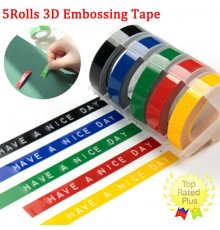 1x3 Dymo Embossing Labels 9mm black