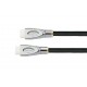 Kabelis PYTHON Python HDMI 2.1, 8K UHD-2, Nylongeflecht, melns, 1,5m