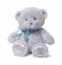 GUND My First Bear, blue, 38 cm