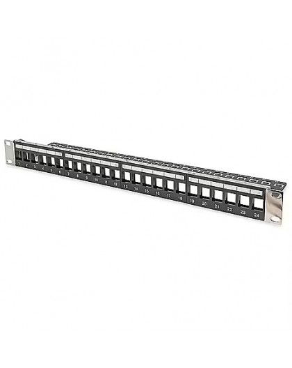 DIGITUS Patch Panel 1U 24-Port Rackmount Modular Shielded