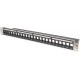 DIGITUS 1HE 24-Port Rackmount modulārais patchpanelis ar ekrānu