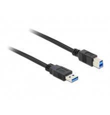 DELOCK USB kabelis USB3.0 A - B St/St 2.00m melns