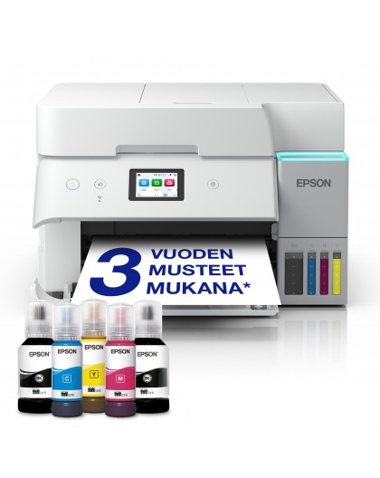 Epson EcoTank ET-4956 multifunction printer with a flatbed scanner