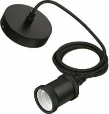 Philips Modern Cord Pendant Light Cable, Black, E27
