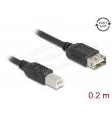 Delock USB 2.0 Cable USB Type-B Plug to EASY USB Type-A Socket