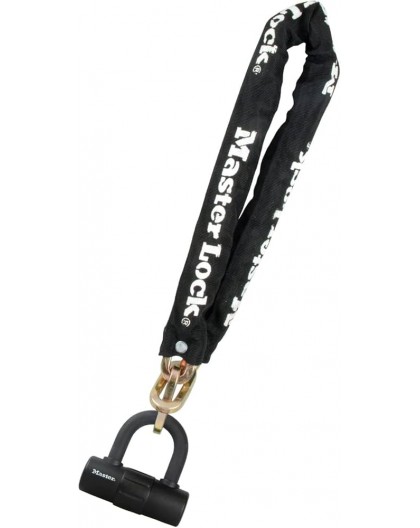 Master Lock Steel Chain with keyed Mini U-Lock 8234EURDPRO