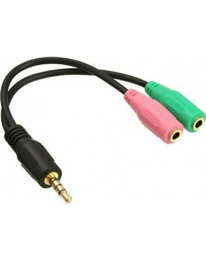 InLine 4-Pin TRRS CTIA Adapter, Black