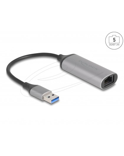DELOCK USB Typ-A 5 Gigabit LAN Adapter