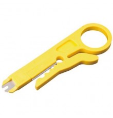LSA Installation Tool with Crimping, Stripping, and Cutting Functions