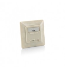 Equip surface-mounted bracket for front panels RAL 1013 pearl white