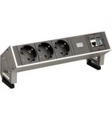 BACHMANN DESK2 3xCEE7/3 1xCAT6A 1xUSB