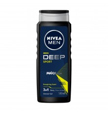 Nivea Men Deep Sport MaxxTech, 500 ml