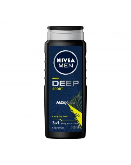 Nivea Men Deep Sport MaxxTech, 500 ml