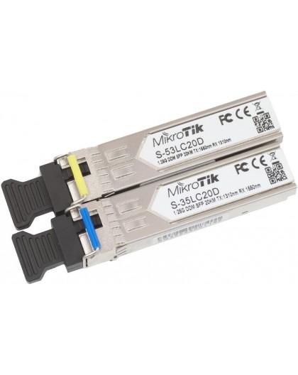 Mikrotik S-3553LC20D network transceiver module 1250 Mbit/s SFP
