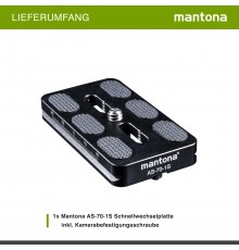 Mantona AS-70-1S Quick Release Plate