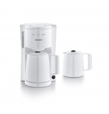 Severin KA 9309 white Filter Coffee Maker with 2 Pots