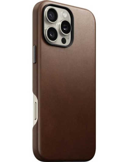 Nomad Traditional Leather Case iPhone 16 Pro Max Brown