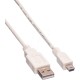 USB2.0 KABEL A-5PINMINI 0 8M
