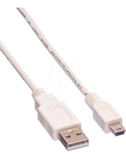 USB2.0 KABEL A-5PINMINI 0 8M
