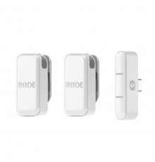 RØDE Wireless Micro - 2-channel digital wireless system, USB-C, white