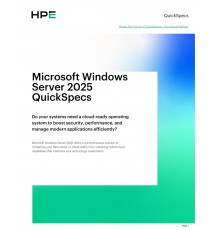 Microsoft Windows Server Hpe Rok OEM 2025 16-core Datacenter Res