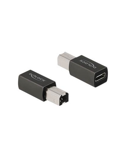 DELOCK USB 2.0 Adapter USB Type-C Buchse zu Typ-B Stecker