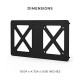 DIN Rail mounting bracket Sonoff DR