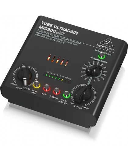Behringer MIC500USB audio preamplifier