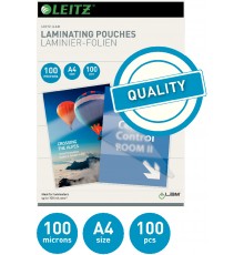 Leitz iLAM A4 laminavimo maišeliai, 100 mikronų / 100 vnt.