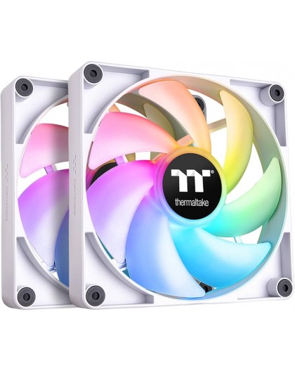 Thermaltake CT140 ARGB Sync PC Cooling Fan White 2 Pack