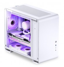 Jonsbo U4 Mini Micro-ATX Case, Tempered Glass - white