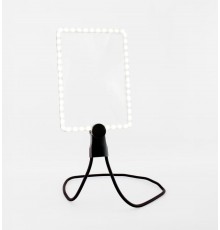 REALPOWER LED Magnifier HL-1, rectangular LED reading magnifier for hanging