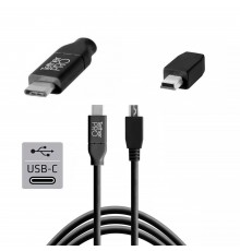 Tether Tools USB-C zu 2.0 Mini B 5-Pin 4,60m schwarz